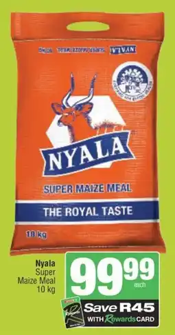 Spar Savemor Nyala Super Maize Meal offer