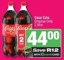 Spar Savemor Coca Cola Original Only offer