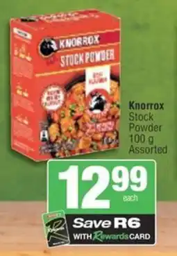 Spar Savemor Knorrox Stock Powder Assorted offer