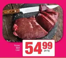 Spar Savemor Frozen Beef Liver offer