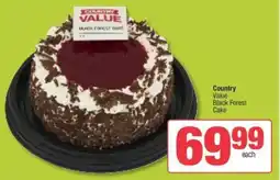 Spar Savemor Country Value Black Forest Cake offer