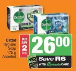 Spar Savemor Dettol Hygiene Soap Assorted offer