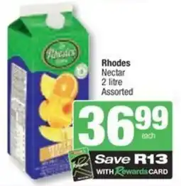 Spar Savemor Rhodes Nectar Assorted offer