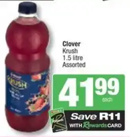 Spar Savemor Clover Krush Assorted offer