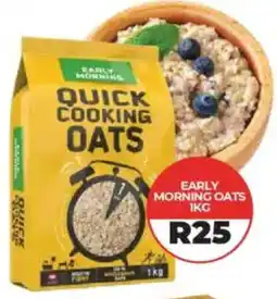 1UP Early morning oats offer