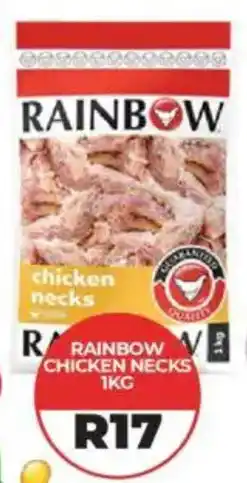 1UP Rainbow chicken necks offer