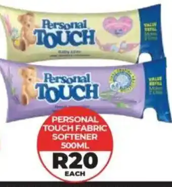 1UP Personal touch fabric softener offer
