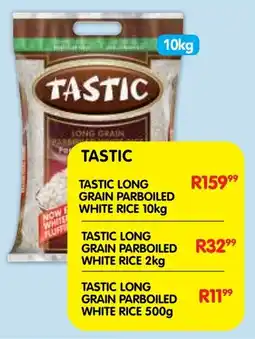 Shoprite Tastic long grain parboiled white rice offer