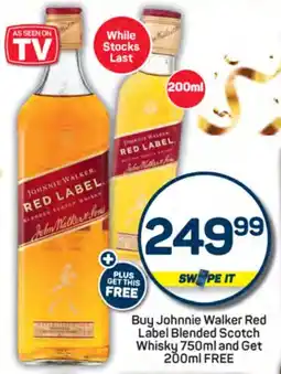 Pick n Pay Johnnie Walker Red Label Blended Scotch Whisky offer