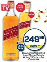 Pick n Pay Johnnie Walker Red Label Blended Scotch Whisky offer