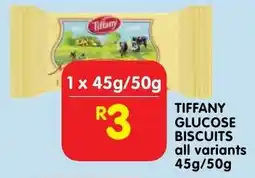 Shoprite Tiffany glucose biscuits all variants offer