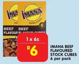 Shoprite Imana beef flavoured stock cubes offer