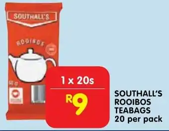 Shoprite Southall's rooibos teabags offer