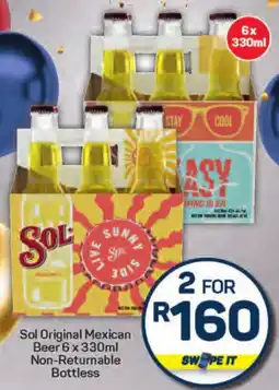 Pick n Pay Sol Original Mexican Beer Non-Returnable Bottless offer