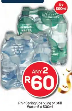 Pick n Pay PnP Spring Sparkling or Still Water offer