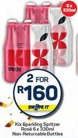 Pick n Pay Kix Sparkling Spritzer Rosé Non-Returnable Bottles offer