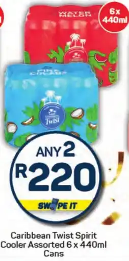Pick n Pay Caribbean Twist Spirit Cooler Assorted Cans offer