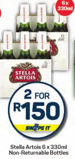 Pick n Pay Stella Artois Non-Returnable Bottles offer