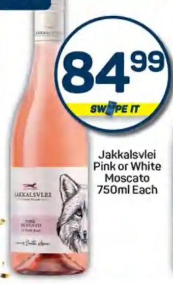 Pick n Pay Jakkalsvlei Pink or White Moscato offer