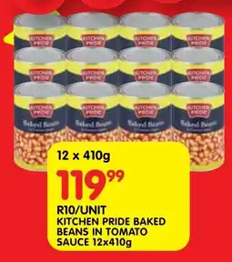 Shoprite Kitchen pride baked beans in tomato sauce offer