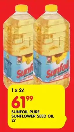 Shoprite Sunfoil pure sunflower seed oil offer
