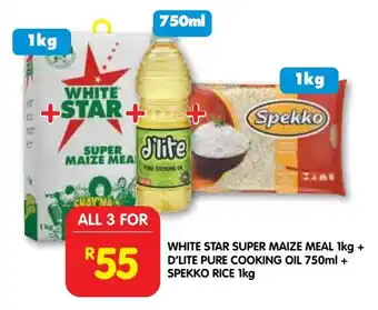 Shoprite All 3 for R55 offer