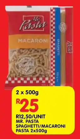 Shoprite Mr. pasta spaghetti/ macaroni pasta offer