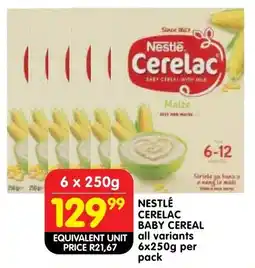 Shoprite Nestle cerelac baby cereal all variants offer