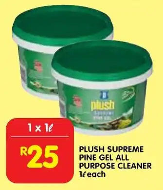 Shoprite Plush supreme pine gel all purpose cleaner offer