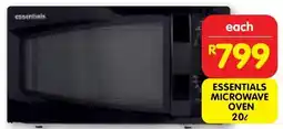 Shoprite Essentials microwave oven offer