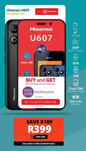 Checkers Hisense U607 offer