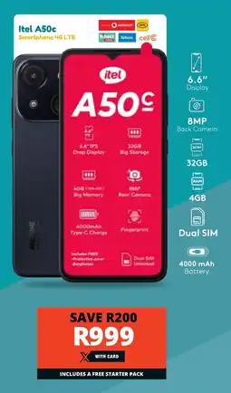 Checkers Itel A50c offer