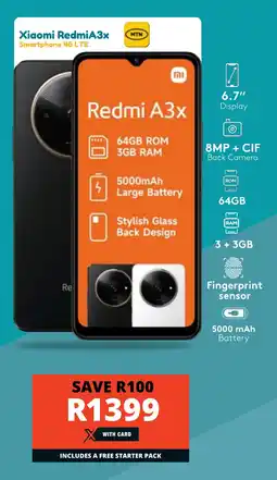 Checkers Xiaomi Redmi A3x offer