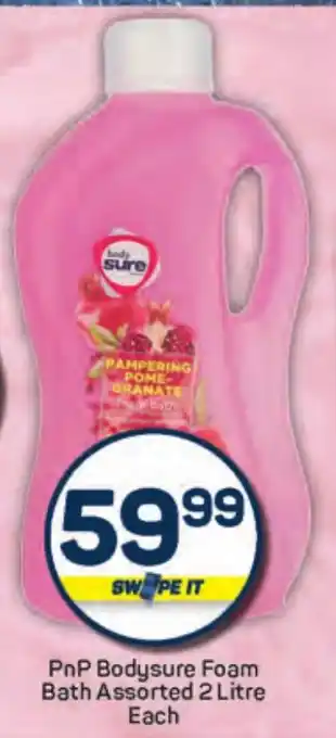 Pick n Pay PnP Bodysure Foam Bath Assorted offer