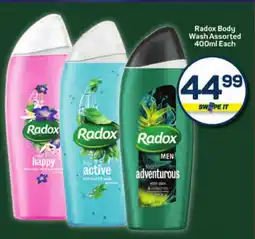 Pick n Pay Radox Body Wash Assorted offer