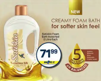 Pick n Pay Satiskin Foam Bath Assorted offer