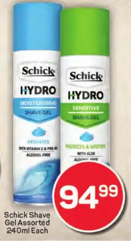 Pick n Pay Schick Shave Gel Assorted offer
