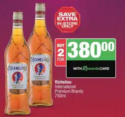 Spar Tops Richelieu International Premium Brandy offer