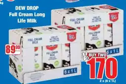 Boxer DEW DROP Full Cream Long Life Milk offer