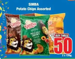 Boxer SIMBA Potato Chips Assorted offer