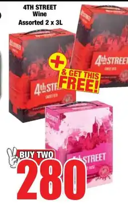 Boxer 4TH STREET WINE ASSORTED 2 x 3L offer