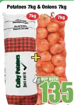 Boxer Potatoes 7kg & Onions 7kg offer