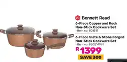 Game Bennett Read 6-Piece Copper and Rock Non-Stick Cookware Set offer