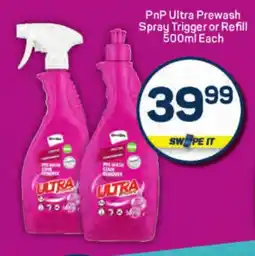 Pick n Pay PnP Ultra Prewash Spray Trigger or Refill offer
