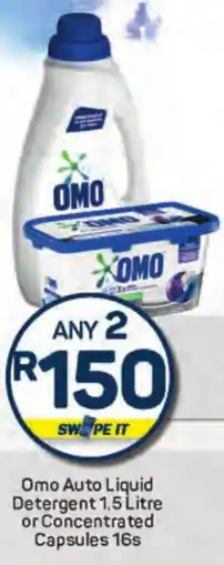 Pick n Pay Omo Auto Liquid Detergent or Concentrated Capsules offer