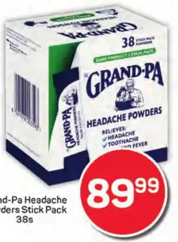 Pick n Pay Grand-Pa Headache Powders Stick Pack offer