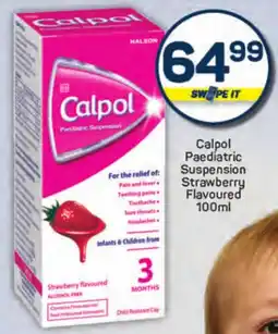 Pick n Pay Calpol Paediatric Suspension Strawberry Flavoured offer