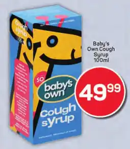Pick n Pay Baby's Own Cough Syrup offer