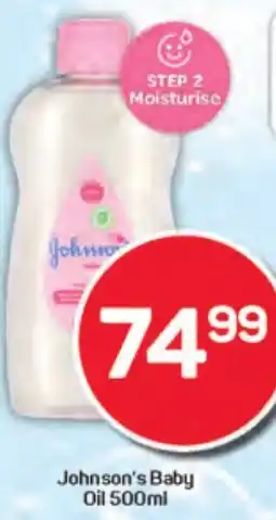 Pick n Pay Johnson's Baby Oil offer