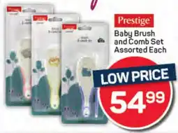 Pick n Pay Prestige Baby Brush and Comb Set Assorted offer